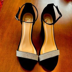 Windsor Rhinestone Strap Heel